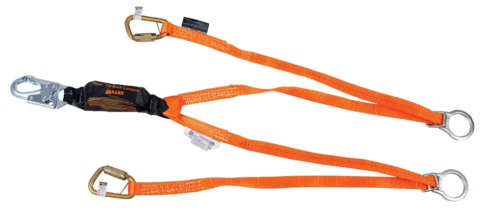 HONEYWELL MILLER T6121TB-Z7/6FTAF Titan II Tie-Back Lanyard 6 foot