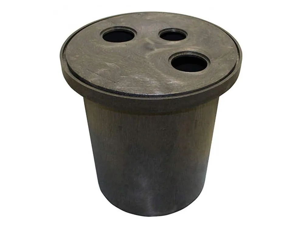 Topp B1824SS-0155P Sewage Ejector Poly Basin 18 x 24 with 4 Inlet C18SS-0115P