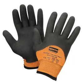 HONEYWELL NORTH NFD11HD/11XXL 15 Gauge Nylon Cut Resistant Gloves With PVC Foam Coated Three-Quarter