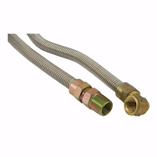 Jones Stephens G72065 Gas Connector 60500BTU 48 inch Uncoated Connector