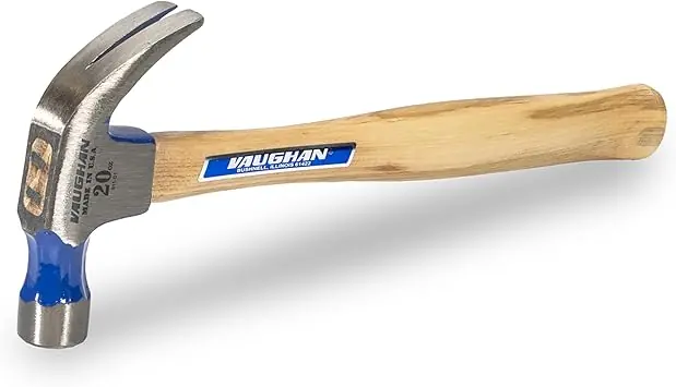 Vaughan 43087 Curved Claw Nail Hammer 20 oz