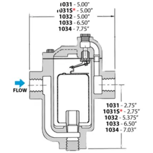WATSON MCDANIEL IB1032-13-N-125 Inverted Bucket Steam Trap 125 PSIG (3/4inch)