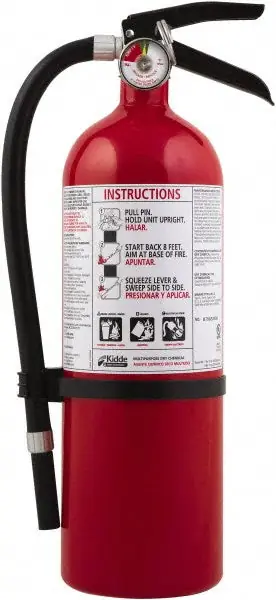 Carrier 21006204P Kidde Class ABC Fire Extinguisher 5 lb