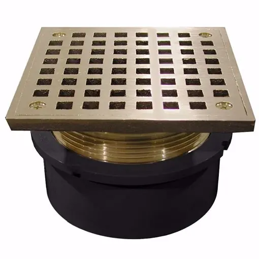 JONES STEPHENS D53064 4 PVC HF ADJ GP DRN W/ 5 SQ B