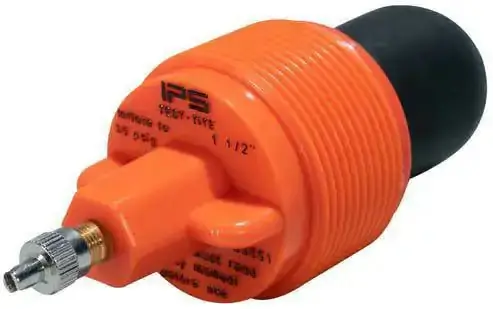 IPS Corporation 83661 Test-Tite Natural Rubber Bulk Pneumatic Cleanout Test Plug 1-1/2 Inch
