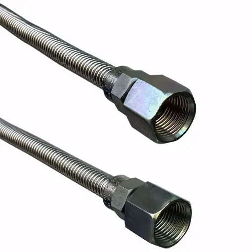 JONES STEPHENS G70008 3/8in OD 1/4in ID X 18in Long Flexible Gas Connector
