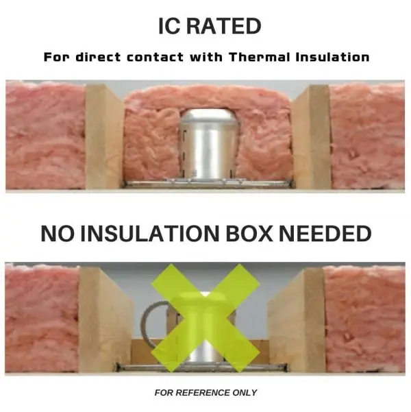 TOPAZ RH6/N/IC/ATS-28 6 Inch Airtight Rated Recessed Downlight Housing