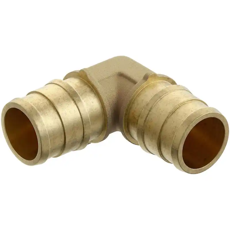 Jones Stephens F76872 1 Inch Brass PEX 90 Degree Elbow