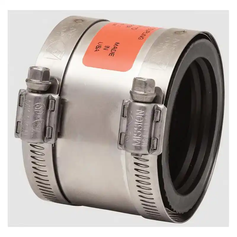 MISSION RUBBER COMPANY CK33 Band-Seal Specialty Couplings 3 inch Cast Iron to 3 inch Copper