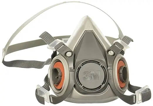 3M 50051131070252 Half Face Piece Respirators 6000 Series Reusable 1 Count