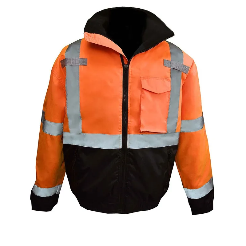 Radians SJ11QB-3ZOS-4X HiVis Class 3 Weatherproof Thermal Quilted Safety Bomber Jacket