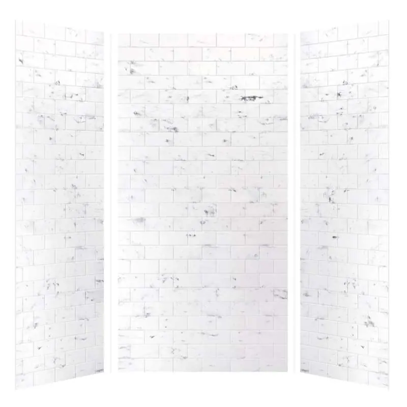 Transolid SWK483696-47 SaraMar 36 in. x 48 in. x 96 in. 3-Piece Shower Wall Surround