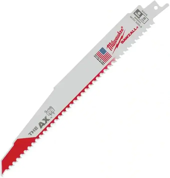 Milwaukee 48-00-5026 The Ax 9-Inch 5 TPI Sawzall Blade (5 Pk)