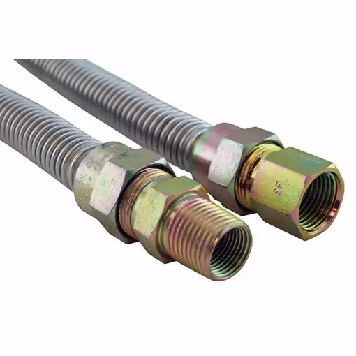 JONES STEPHENS G71069 FIPS Gas Connector with Fitting 1/2 x 60 in.