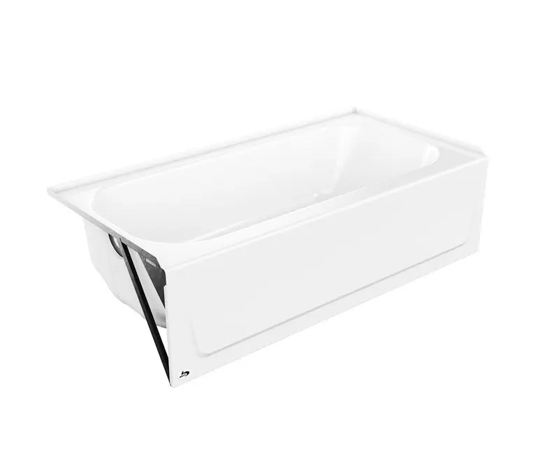 BOOTZ 011-3345-00 MAUICAST Standard Outlet Slip-Resistant Bottom Soaker Bath 60 x 30