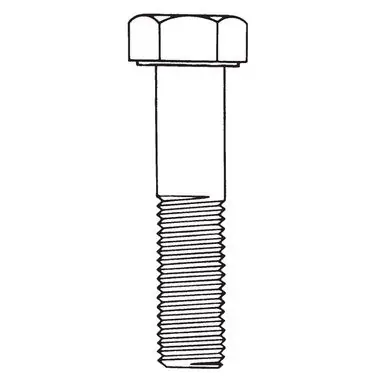 HANGERS LCSA0750325CZ Hex Bolt 3/4-10 x 3-1/4 Inch