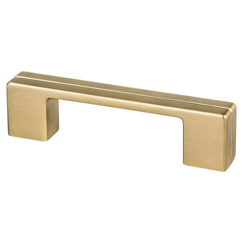 Berenson 9976-1MDB-P Skyline 3 inch and 96mm CC Modern Brushed Gold Pull