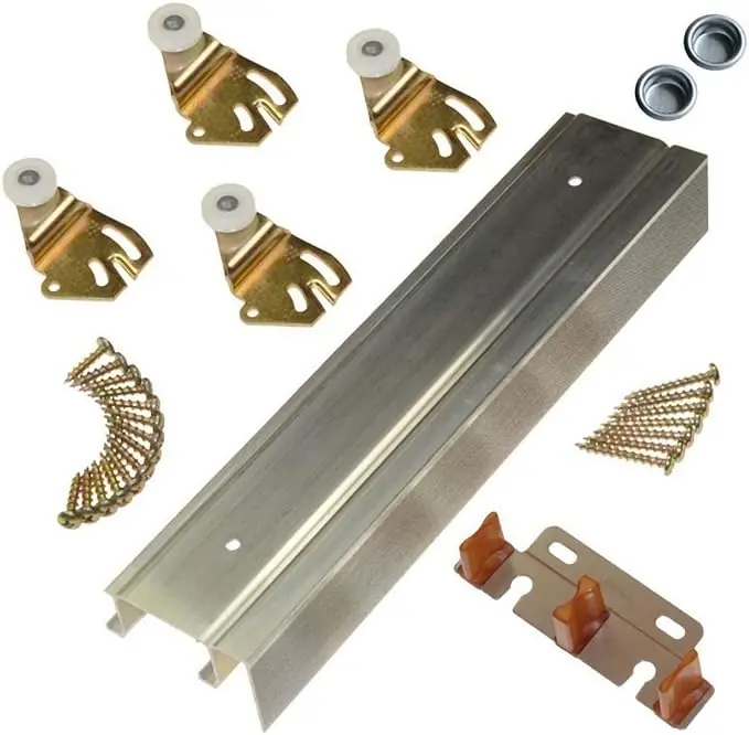 L E JOHNSON 2200F601 Bypass Fascia Door Hardware Set 60 inches