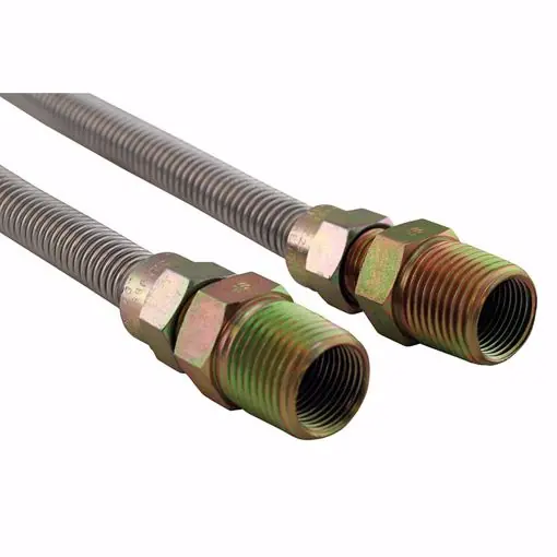 Jones Stephens G72034 Gas Connector 1/2in OD 3/8in ID X 36in Long Replacement MPN