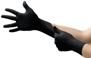 Microflex BD-1002-NPF Black Dragon Zero Disposable Gloves Medium Powder Free
