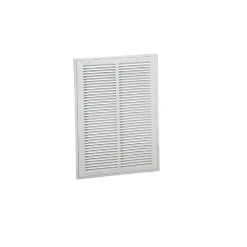HART & COOLEY 673M1425W #673M Steel Return Air Filter Grille 14 X 25