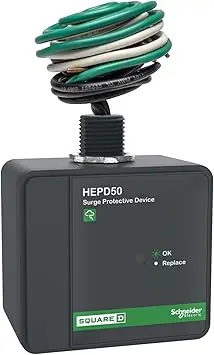 TELEMECANIQUE HEPD50 Universal Whole House Surge Protection Device 1-Phase 50kA
