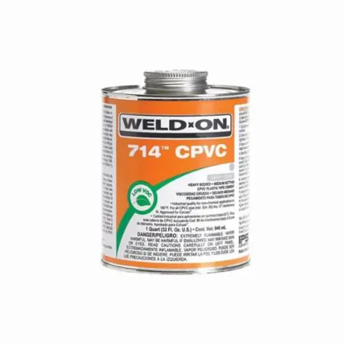 WELD-ON 10132 714 CPVC Cement - Low VOC Heavy Body for Rigid CPVC