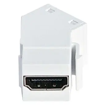 PASS & SEYMOUR WP1234WH HDMI Keystone Insert/Coupler
