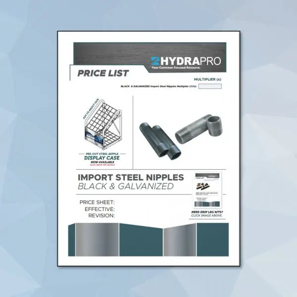 Sunbelt Marketing H90262 Import Steel Nipples