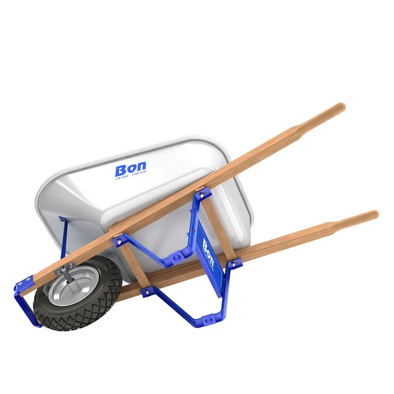 BONTRADETOUGH 84-974 Trade Tough Steel Tray Wheel Barrow 6 Cu Ft
