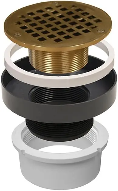 Jones Stephens D50463 4 inch PVC HF LevelBest with BR Spud