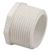 NIBCO 450-015 Plug MIPT PVC Schedule 40 1-1/2