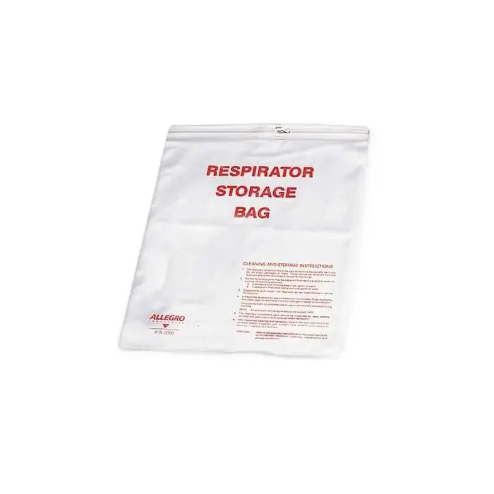 ALLEGRO 4001-05 Respirator Storage Bag Large Disposable Pack