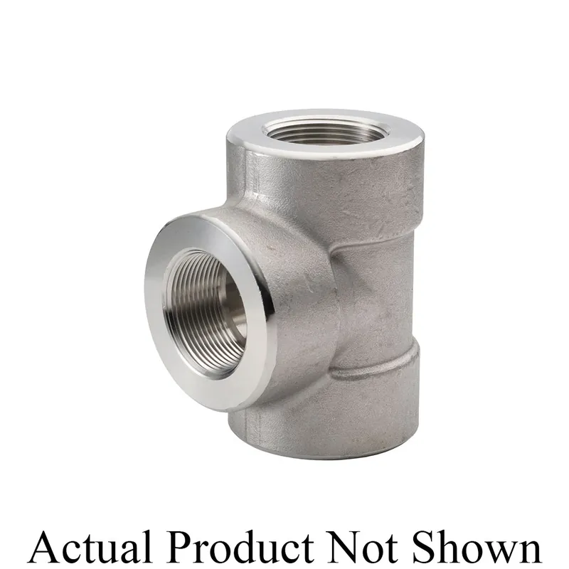 Merit Brass SW3406D-2412 Reducing Tee 3000 lb 1-1/2 x 3/4 in
