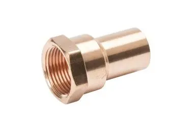 Mueller PF01534 Copper Female Adapter FTG X FPT, 1/2'' X 3/4''