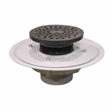 JONES STEPHENS CORP D50038 3 PVC HVY DUTY DRN PL SPUD W/6 SS STR D50038