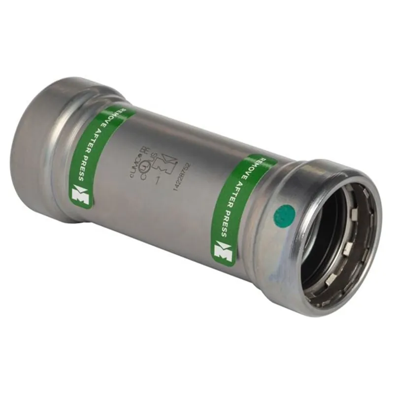 Mueller Streamline CP01952 3/4 Carbon Steel Press Fittings - Mechanical - Extension Coupling - No Stop P x P