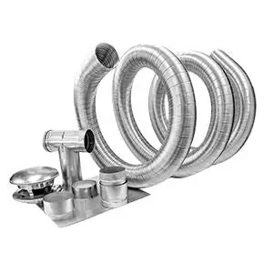 Hart & Cooley 6ALK35 Flexi-Liner Chimney Liner Kit 6 Inch Diameter x 35 Feet