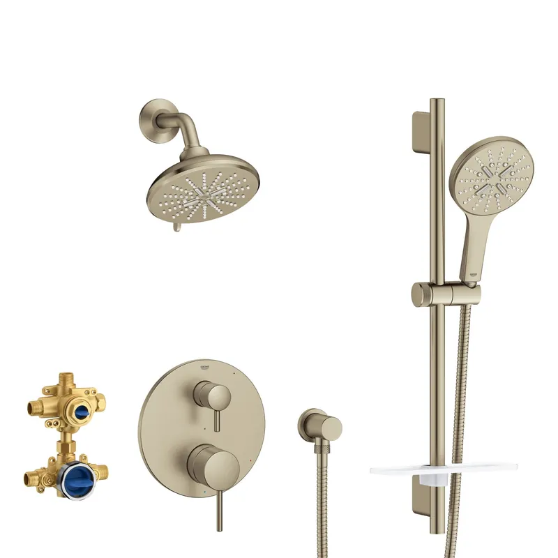 Grohe 29431EN0 Timeless Pressure Balance Shower Set in Grohe Brushed Nickel