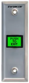 SECO-LARM SD-7103GC-PTQ Wallplate LED Illuminated Request-To-Exit 250 Volt AC