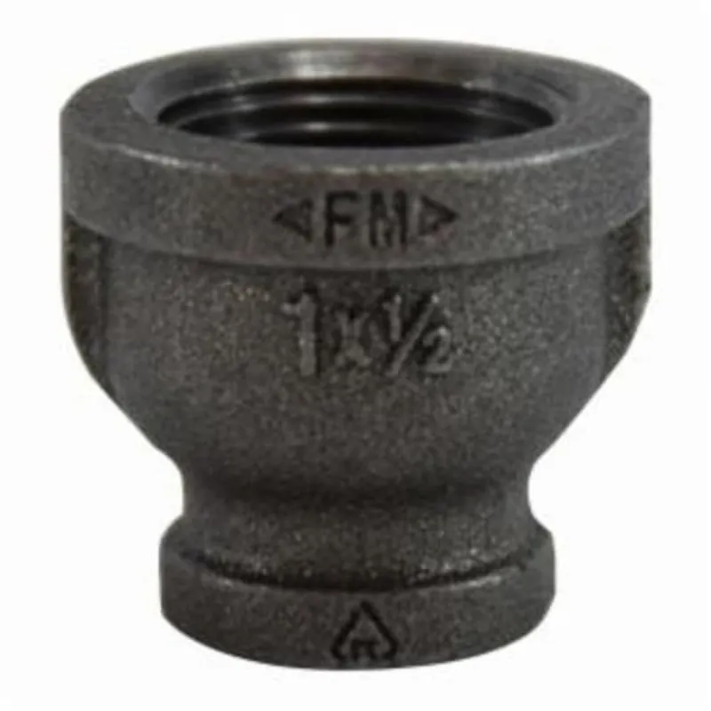 Midland Metal MFG 65433 1/2 X 1/8 Black Reducing Coupling