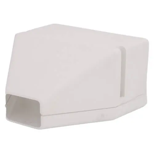 DiversiTech 230-DE6W 6 SpeediChannel Duct End White