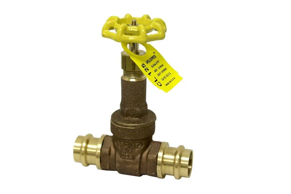 Apollo Valves 3020301 Model 107T 30 Series 1/2 in. Bronze Full Port NPT Gate Valve
