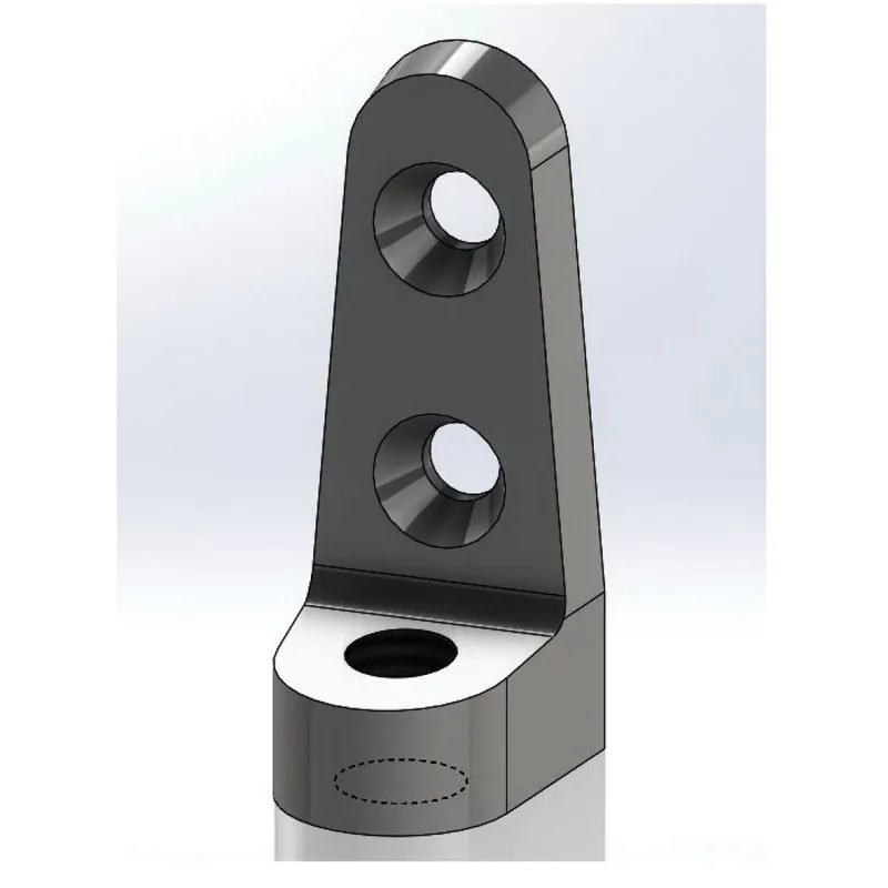 Empire Industries 153B0038 Side Beam Connector Plain Finish 3/8