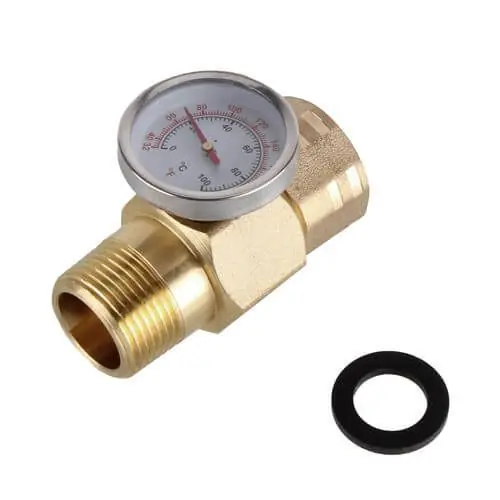 Cash Acme 25376 - 3/4 x 3/4 Temperature Gauge