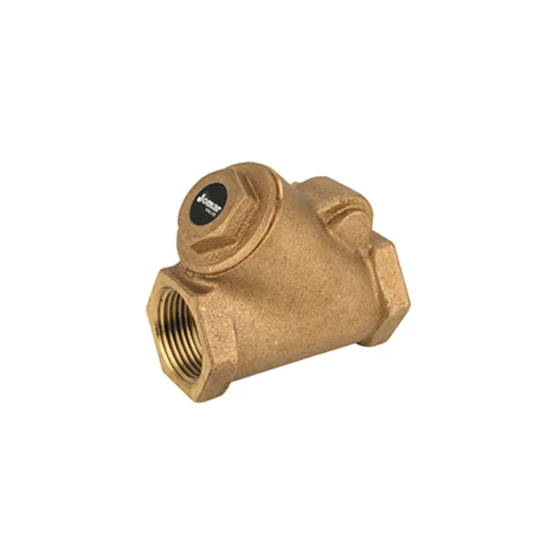 Jomar 105-305 1 FIP - Bronze Y-Patter Swing Check Valve, Threaded Connection, Class 150, 300 WOG