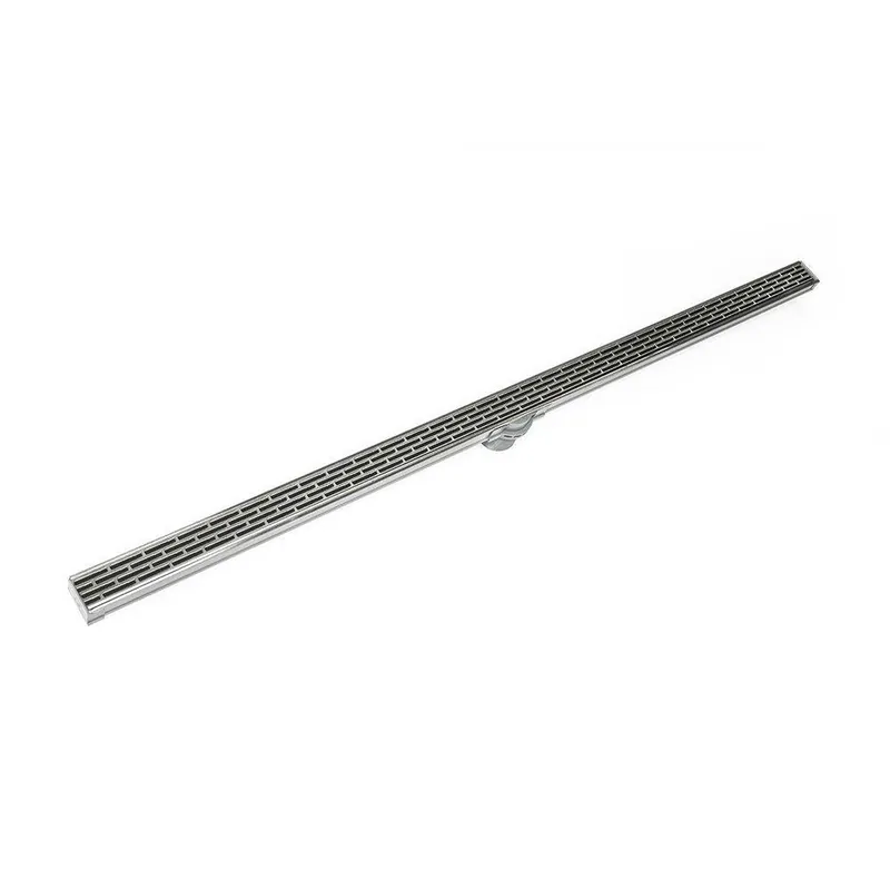 Infinity Drain S-LT-3836-SS Shower Drain 2 in PVC Satin Stainless Steel