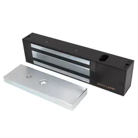 SECO-LARM E-941SB-1K2PQ Black Single-Door Electromagnetic Lock With 1, 200-Lb Holding Force