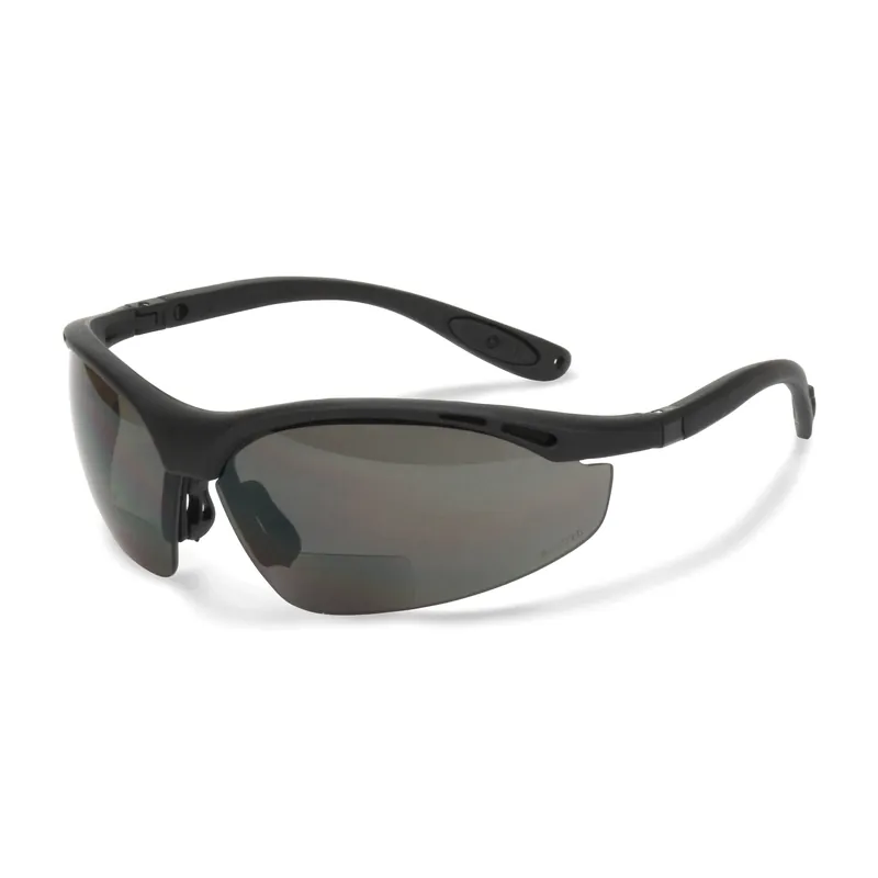 Radians CH1-225 Cheaters Bi-Focal Safety Eyewear, Smoke Lens, 2.5 Diopter