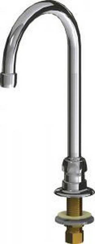Chicago Faucets 626-E35ABCP Remote Spout and Valve in Polished Chrome